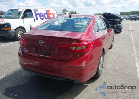 2016 Hyundai Sonata из США, поврежденный, VIN 5NPE24AF4GH400781